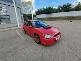 2005 Subaru Impreza WRX II Рестайлинг 1, красный, 1400000 рублей, вид 2