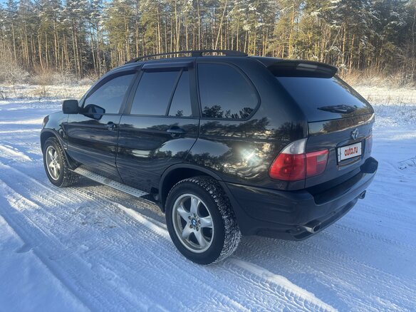 2004 BMW X5 3.0i I (E53) Рестайлинг, чёрный, 1480000 рублей - вид 4