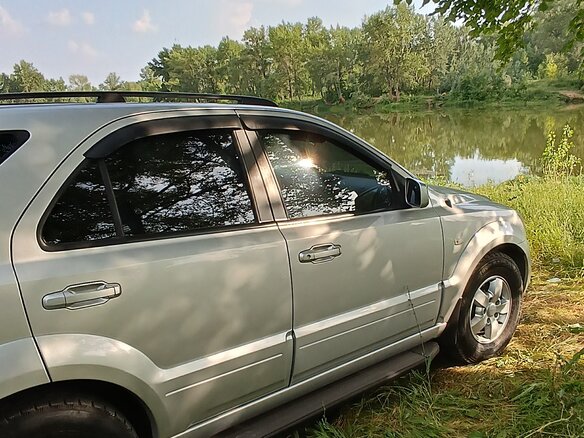 2008 Kia Sorento I Рестайлинг, серебристый - вид 4