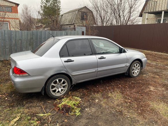 2006 Mitsubishi Lancer IX Рестайлинг, серебристый, 260000 рублей - вид 2