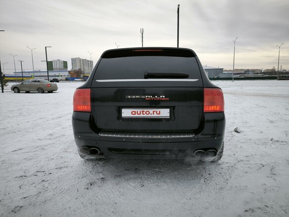 2003 Porsche Cayenne Turbo I (955), чёрный, 1500000 рублей - вид 9