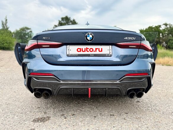 2021 BMW 4 серии 430i xDrive G22, G23, G26, синий - вид 2