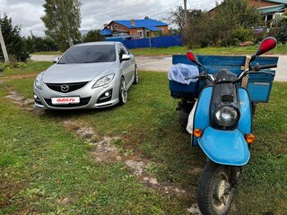 2011 Mazda 6 II (GH) Рестайлинг, серебристый, 1100000 рублей, вид 4