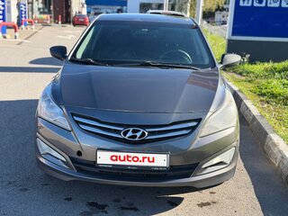 2016 Hyundai Solaris I Рестайлинг, серый, 590000 рублей, вид 2