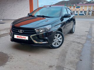 2019 Lada (ВАЗ) Vesta I, чёрный, 750000 рублей, вид 1