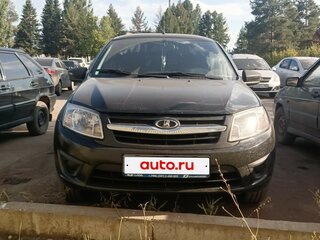 2014 Lada (ВАЗ) Granta I, чёрный, 450000 рублей, вид 1