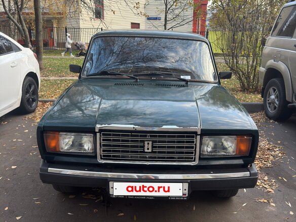 2007 Lada (ВАЗ) 2107, зелёный, 135000 рублей - вид 2