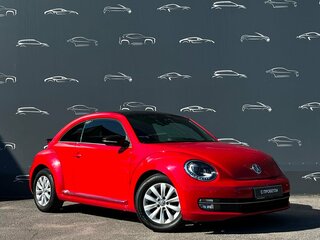2014 Volkswagen Beetle II (A5), красный, 1493700 рублей, вид 3