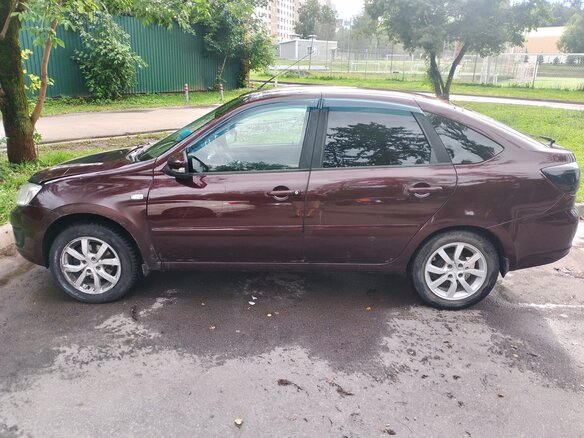 2015 Lada (ВАЗ) Granta I, пурпурный, 375000 рублей - вид 13