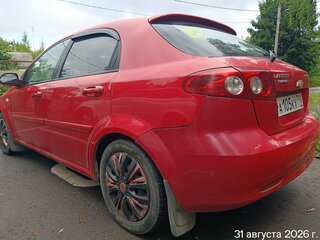2009 Chevrolet Lacetti I, красный, 310000 рублей, вид 5