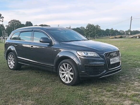 2014 Audi Q7 I (4L) Рестайлинг, чёрный, 2380000 рублей - вид 4