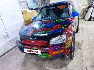 1996 Toyota RAV4 I (XA10), пурпурный, 550000 рублей, вид 2