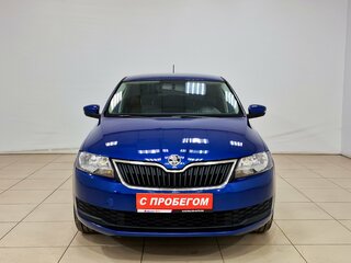 2018 Skoda Rapid I Рестайлинг, синий, 870000 рублей, вид 2