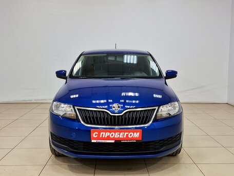 2018 Skoda Rapid I Рестайлинг, синий, 870000 рублей, вид 2
