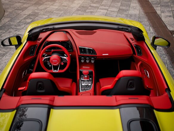 2019 Audi R8 V10 performance II (4S) Рестайлинг, жёлтый, 21500000 рублей - вид 23