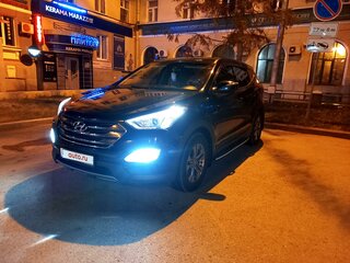 2012 Hyundai Santa Fe III, чёрный, 1650000 рублей, вид 2