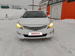 2016 Hyundai Solaris I Рестайлинг, белый, 1195000 рублей, вид 2