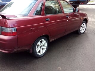 2005 Lada (ВАЗ) 2110, красный, 175000 рублей, вид 2