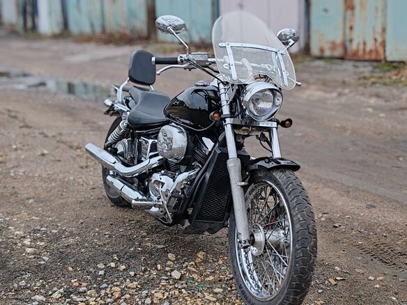 2002 Honda Shadow 750, чёрный, 430000 рублей - вид 1