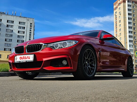 2014 BMW 4 серии 420i F32/F33/F36, красный, 2650000 рублей - вид 3