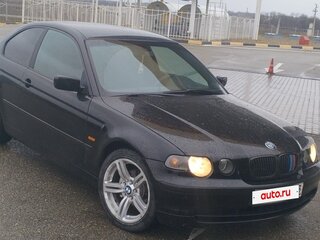 2003 BMW 3 серии Compact 316i IV (E46) Рестайлинг, чёрный, 550000 рублей, вид 4