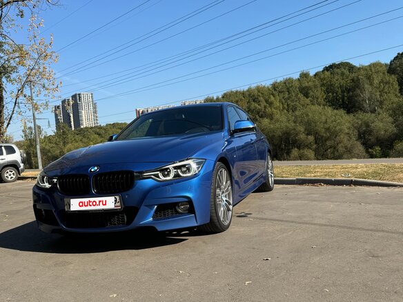 2018 BMW 3 серии 320d VI (F3x) Рестайлинг, синий, 2570000 рублей - вид 1