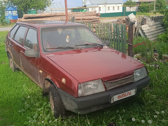 1991 Lada (ВАЗ) 2109, красный, 65000 рублей