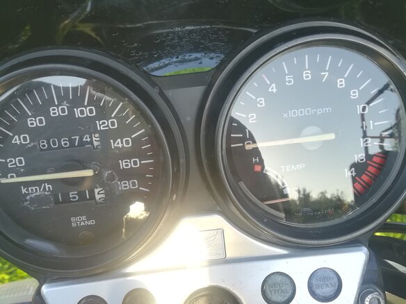 1993 Honda CB 400 Super Four, чёрный, 260000 рублей - вид 8