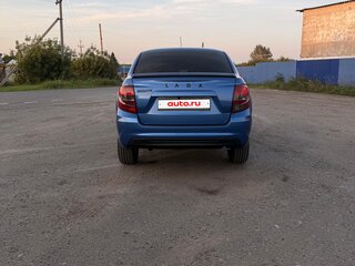 2019 Lada (ВАЗ) Granta I Рестайлинг, синий, 739999 рублей, вид 3
