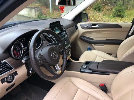 2017 Mercedes-Benz GLE 350 d I (W166), синий, 4600000 рублей, вид 4