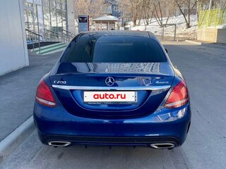 2016 Mercedes-Benz C-Класс 200 IV (W205), синий, 3000000 рублей, вид 2