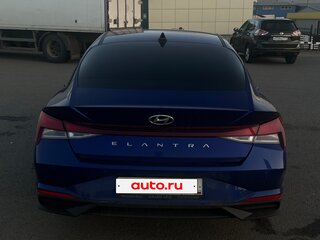 2021 Hyundai Elantra VII (CN7), синий, 1750000 рублей, вид 4