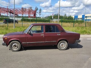 2008 Lada (ВАЗ) 2107, пурпурный, 120000 рублей, вид 4