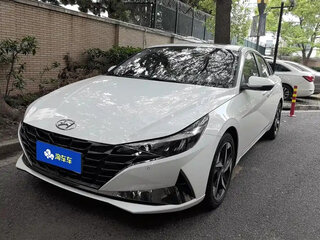 2022 Hyundai Elantra VII (CN7), белый, 1350000 рублей, вид 1