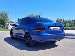 2020 Volkswagen Polo V Рестайлинг, синий, 1655000 рублей, вид 3