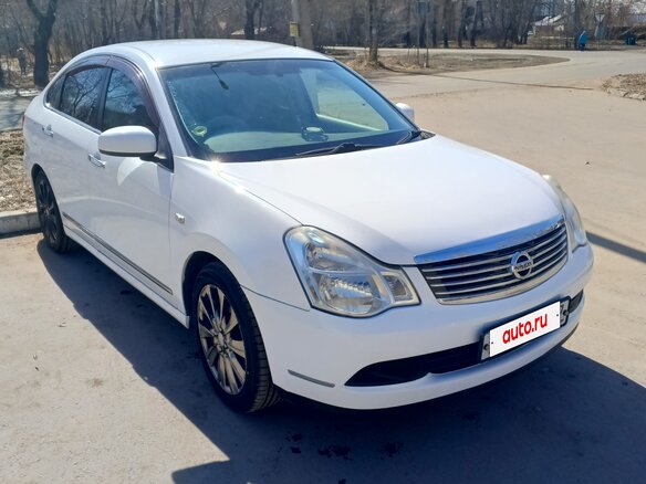 2008 Nissan Bluebird Sylphy II (G11), белый, 570000 рублей - вид 1