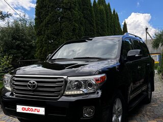 2013 Toyota Land Cruiser 200 Series Рестайлинг 1, чёрный, 4100000 рублей, вид 1