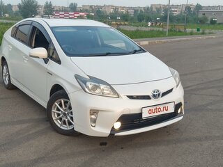 2012 Toyota Prius III Рестайлинг (XW30), белый, 1315000 рублей, вид 2