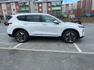 2019 Hyundai Santa Fe IV, белый, 3100000 рублей, вид 4