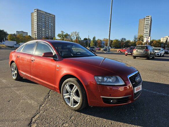 2004 Audi A6 III (C6), красный, 1100000 рублей