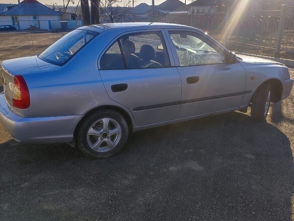2005 Hyundai Accent ТагАЗ II, серый, 390000 рублей - вид 6