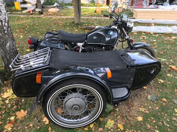 1993 BMW R 100 R, синий - вид 3