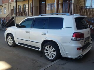 2014 Lexus LX 570 III Рестайлинг, белый, 6300000 рублей, вид 4