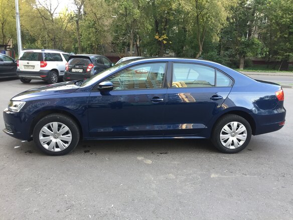 2012 Volkswagen Jetta VI, синий - вид 7