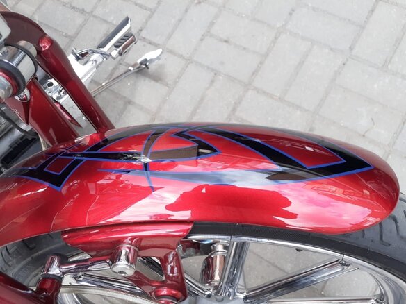 2007 Harley-Davidson CVO, красный - вид 8