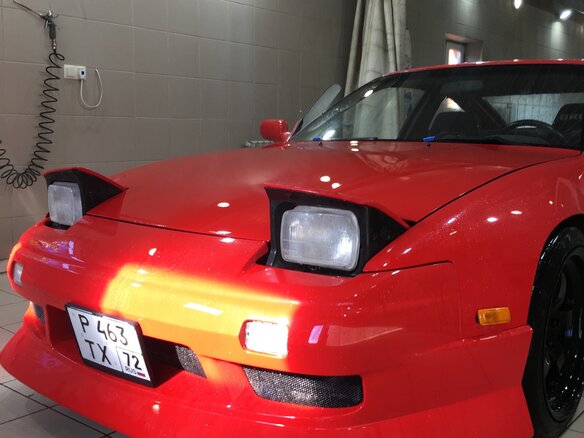 1993 Nissan 200SX S13, красный - вид 4