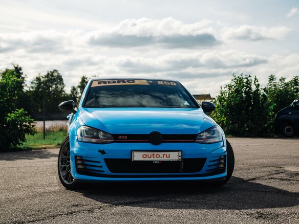 2013 Volkswagen Golf GTI VII, голубой - вид 1