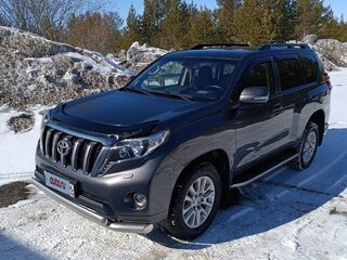 2017 Toyota Land Cruiser Prado 150 Series Рестайлинг 1, серый, 4000000 рублей, вид 1