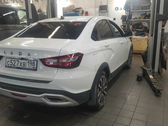 2023 Lada (ВАЗ) Vesta SW Cross I Рестайлинг (NG), белый, 1234000 рублей - вид 2