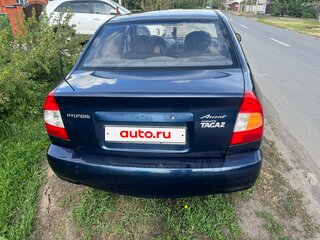 2006 Hyundai Accent ТагАЗ II, синий, 370000 рублей, вид 2